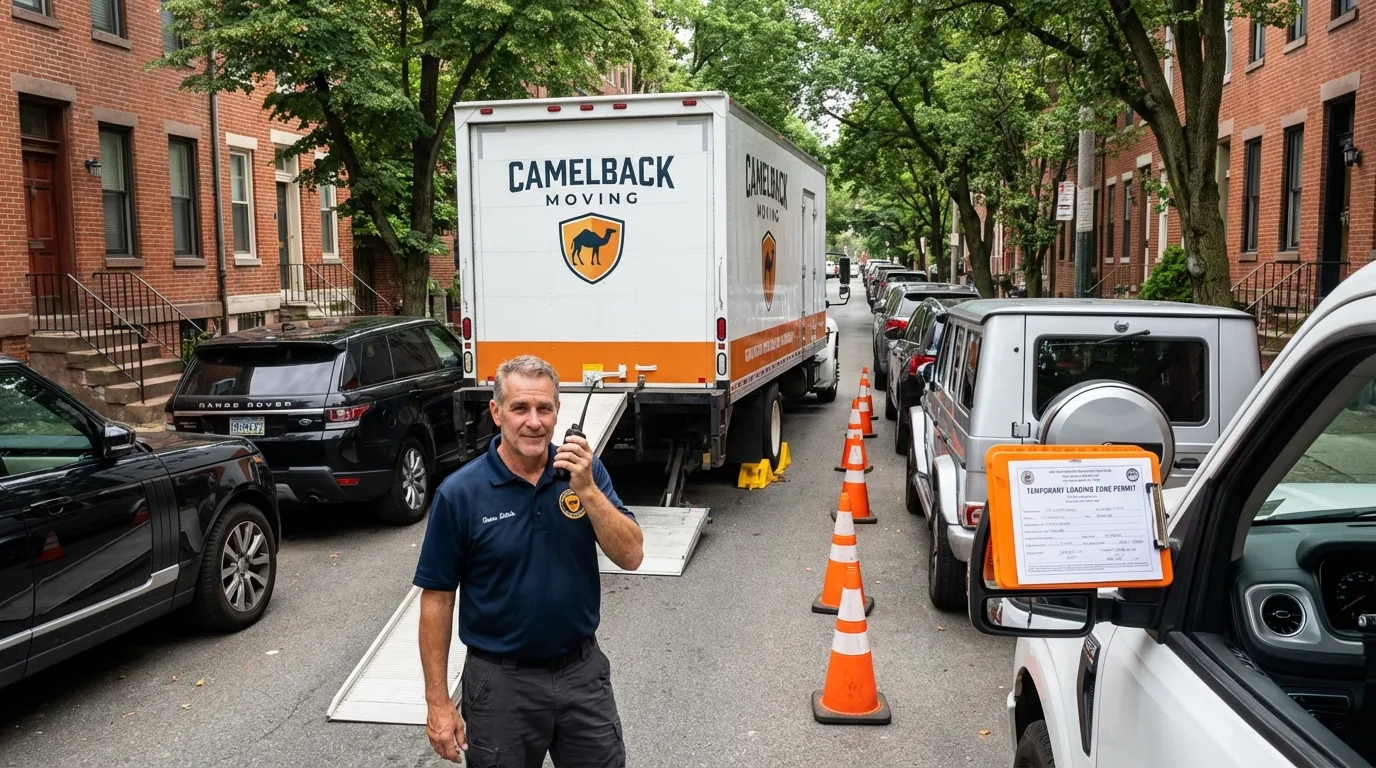 City street loading permit setup in Philipsburg, PA